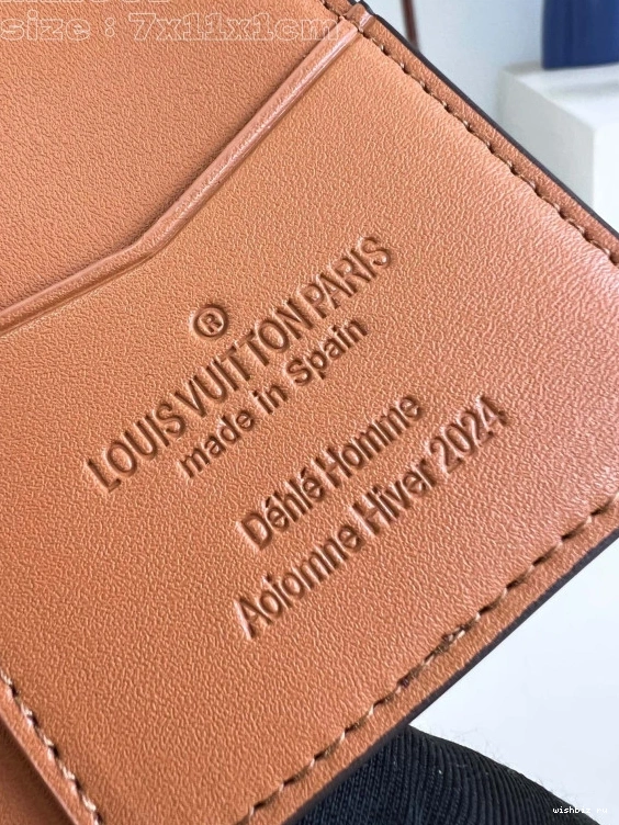 WIS Organizer-7.5*11.1*1 cm LOUIS Pocket VUITTON 0708